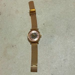 Rose Gold Fossil Watch